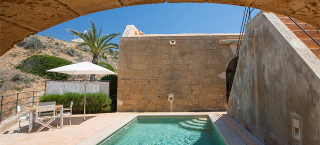 Suite El Cabo avec piscine, Hôtel Cap Rocat, Majorque