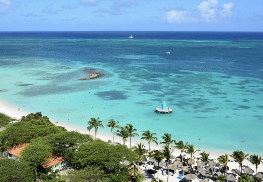 Plage Eagle Beach &agrave; Aruba