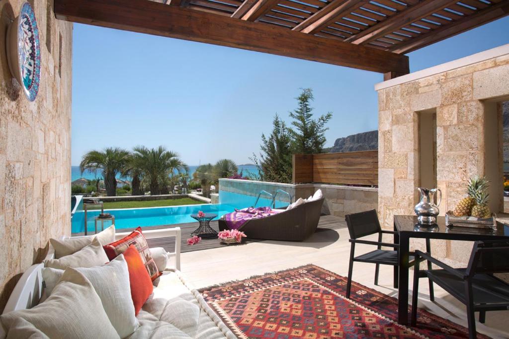 Suite Prestige avec Piscine Privée Rhodes Hotel Aquagrand exclusive resort and spa en Grèce