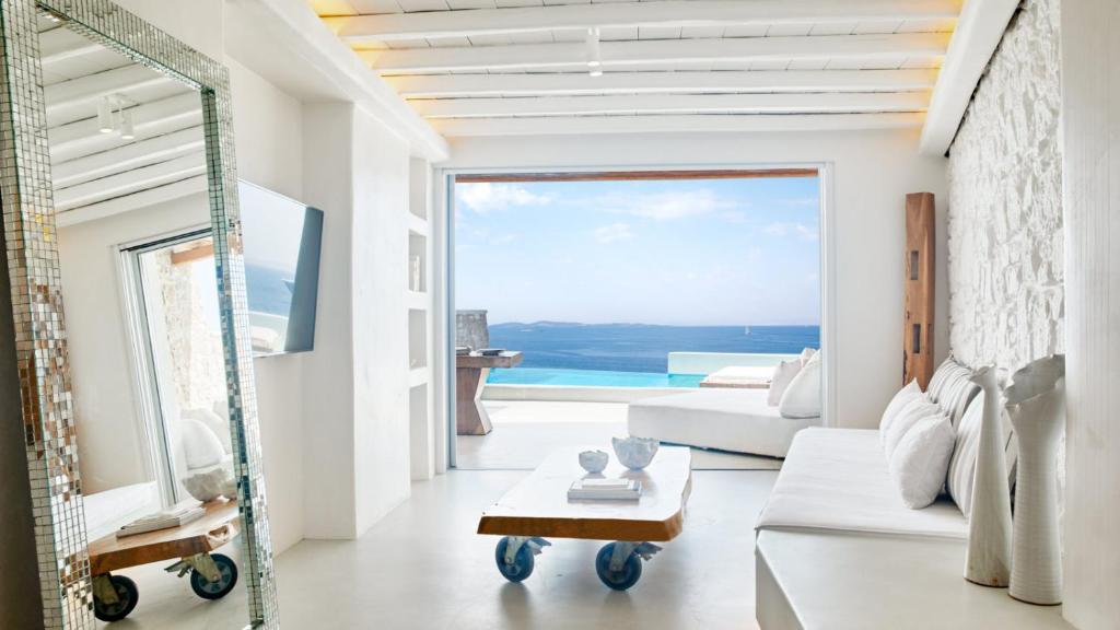 Villa 1 Chambre avec Piscine Privée cavo tagoo mykonos séjour de luxe en Grèce